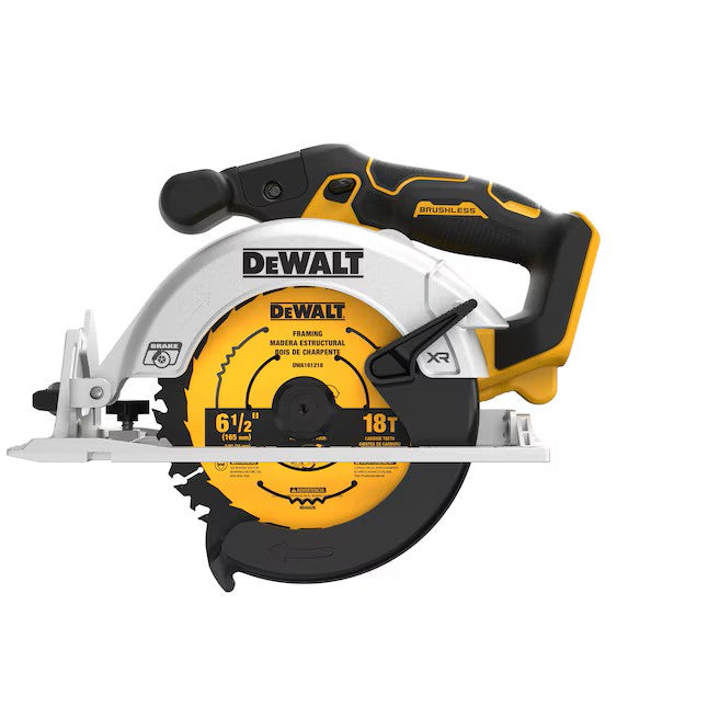 Circular Saw XR 20V MAX 6-1/2 in.  Cordless Brushless  (Tool Only)