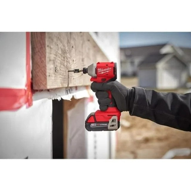 M18 Compact Impact Driver 18V Lithium-Ion Brushless Cordless 1/4 in. (Tool Only)